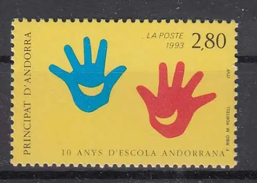 Andorra (franz.)  Nr 459 Postfrisch / **