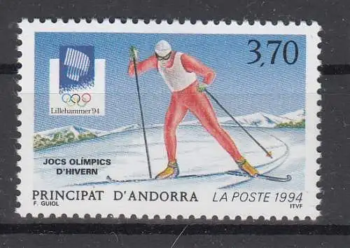 Andorra (franz.)  Nr 462 Postfrisch / **
