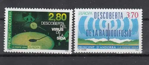 Andorra (franz.)  Nr 465/66 Postfrisch / **