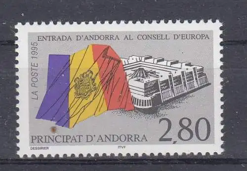 Andorra (franz.)  Nr 487 Postfrisch / **