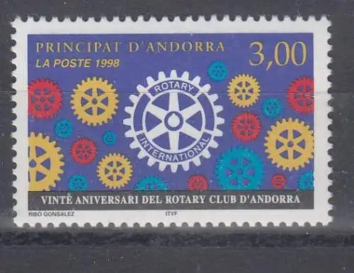 Andorra (franz.)  Nr 522 Postfrisch / **