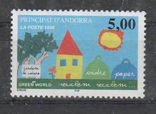 Andorra (franz.)  Nr 534 Postfrisch / **