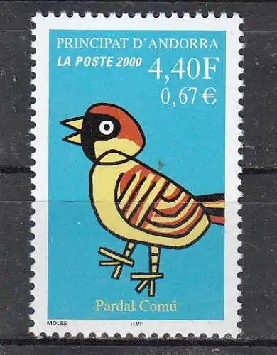 Andorra (franz.)  Nr 554 Postfrisch / **