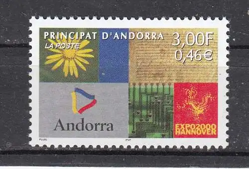 Andorra (franz.)  Nr 557 Postfrisch / **