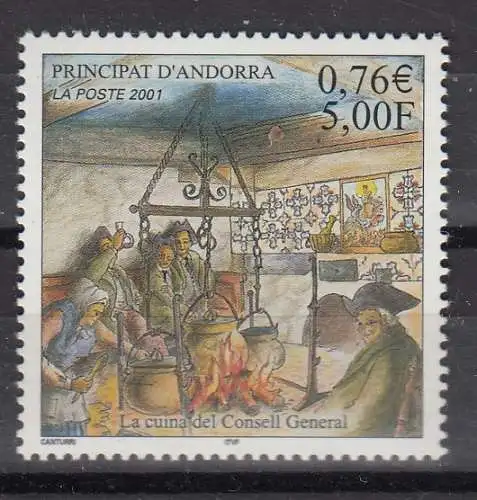 Andorra (franz.)  Nr 572 Postfrisch / **