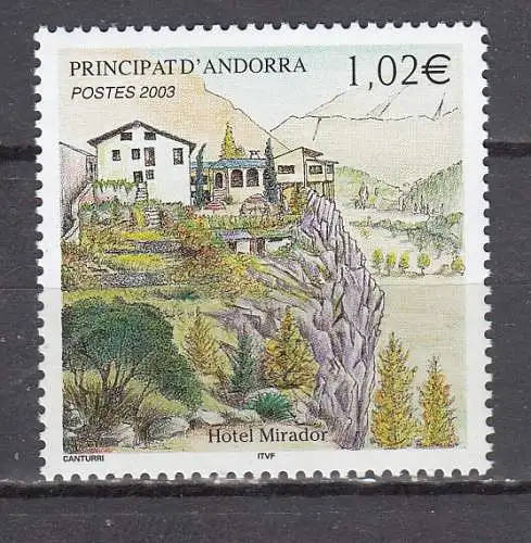 Andorra (franz.)  Nr 600 Postfrisch / **