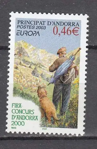Andorra (franz.)  Nr 601 Postfrisch / **