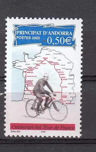 Andorra (franz.)  Nr 603 Postfrisch / **
