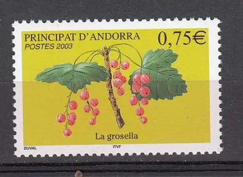Andorra (franz.)  Nr 605 Postfrisch / **
