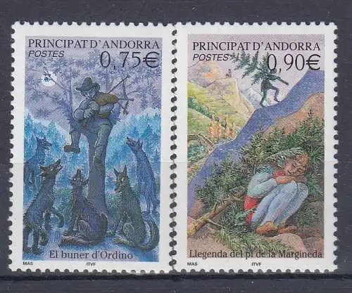 Andorra (franz.)  Nr 610/11 Postfrisch / **