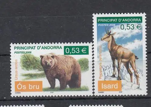 Andorra (franz.)  Nr 641/42 Postfrisch / **
