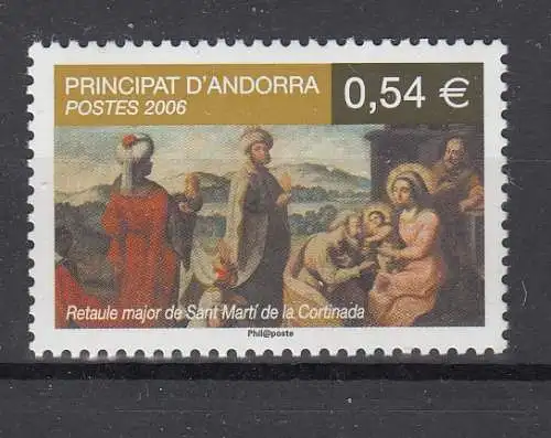 Andorra (franz.)  Nr 653 Postfrisch / **