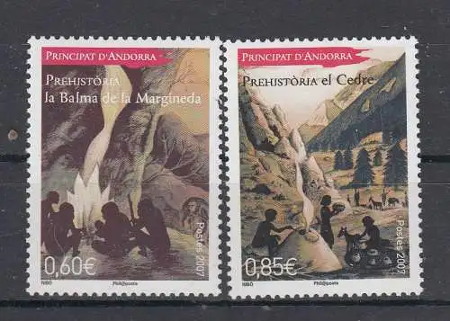 Andorra (franz.)  Nr 667/68 Postfrisch / **