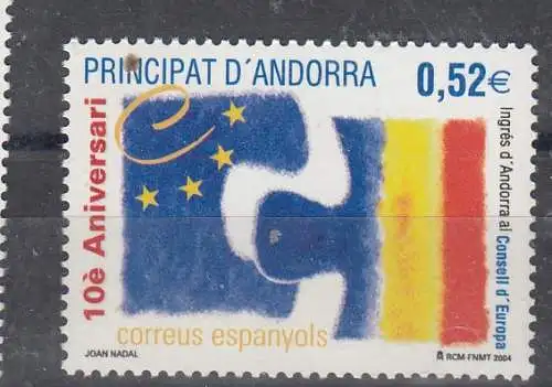 Andorra spanische Post  Nr 317 Postfrisch / **