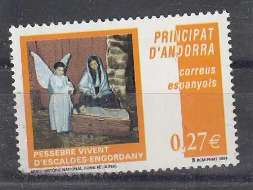 Andorra spanische Post  Nr 318 Postfrisch / **