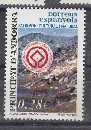 Andorra spanische Post  Nr 322 Postfrisch / **
