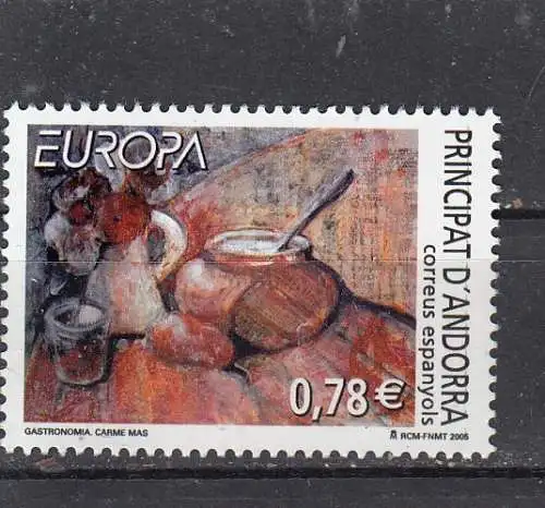 Andorra spanische Post  Nr 324 Postfrisch / **
