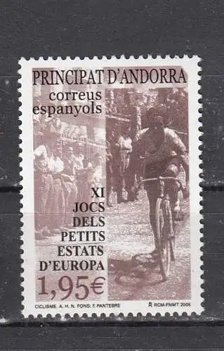 Andorra spanische Post  Nr 325 Postfrisch / **
