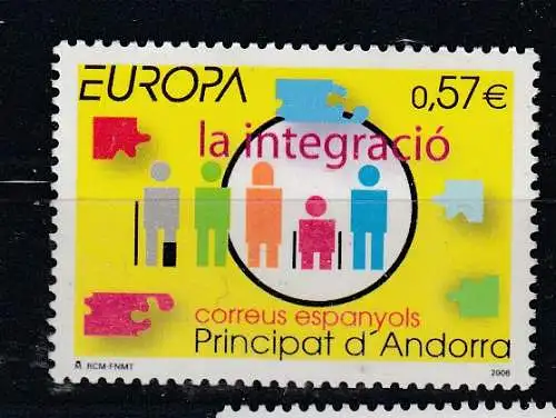 Andorra spanische Post  Nr 333 Postfrisch / **