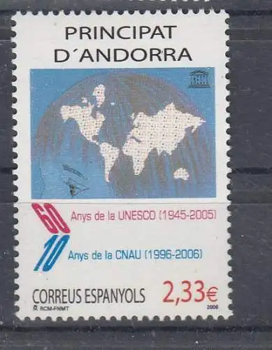 Andorra spanische Post  Nr 336 Postfrisch / **