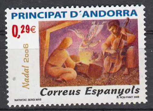 Andorra spanische Post  Nr 337 Postfrisch / **