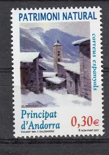 Andorra spanische Post  Nr 340 Postfrisch / **