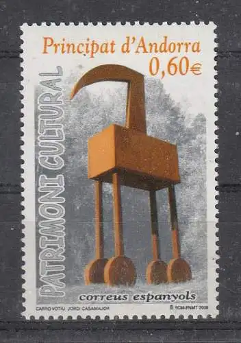 Andorra spanische Post  Nr 348 Postfrisch / **