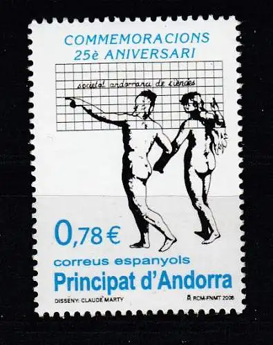 Andorra spanische Post  Nr 351 Postfrisch / **