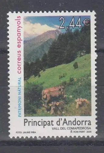 Andorra spanische Post  Nr 354 Postfrisch / **