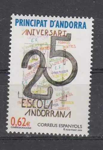 Andorra spanische Post  Nr 358 Postfrisch / **