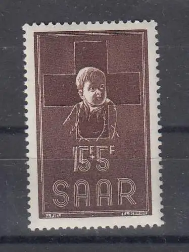 Saargebiet/Saarland  Nr 350 Postfrisch / **