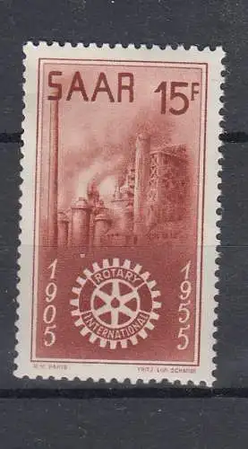 Saargebiet/Saarland  Nr 358 Postfrisch / **