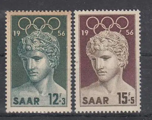 Saargebiet/Saarland  Nr 371/72 Postfrisch / **