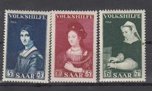 Saargebiet/Saarland  Nr 376/78 Postfrisch / **
