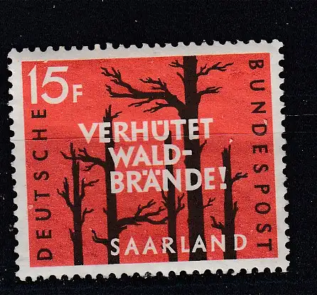 Saargebiet/Saarland  Nr 379 Postfrisch / **