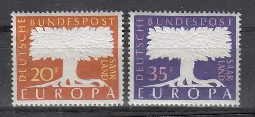 Saargebiet/Saarland  Nr 402/03 Postfrisch / **