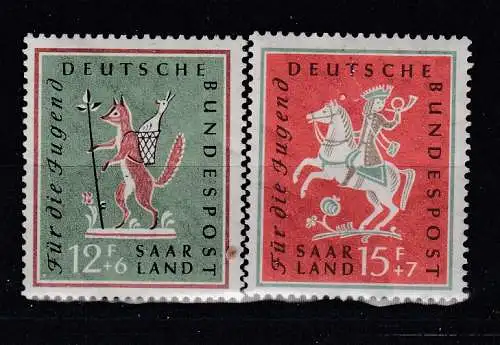 Saargebiet/Saarland  Nr 433/34 Postfrisch / **