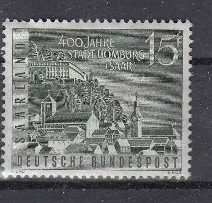 Saargebiet/Saarland  Nr 436 Postfrisch / **