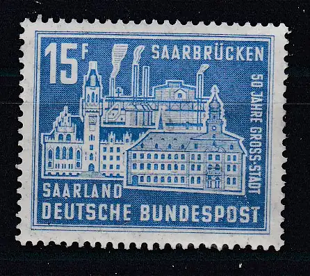 Saargebiet/Saarland  Nr 446 Postfrisch / **