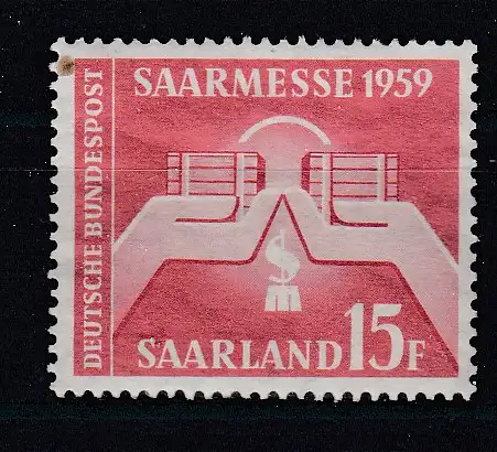 Saargebiet/Saarland  Nr 447 Postfrisch / **