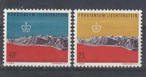Liechtenstein  Nr 369/70 Postfrisch / **