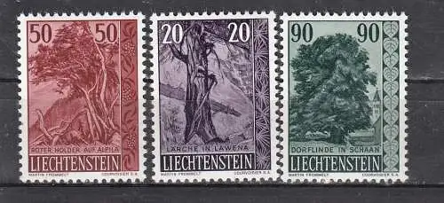 Liechtenstein  Nr 377/79 Postfrisch / **