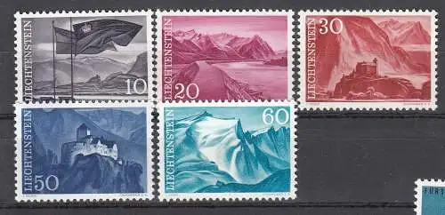 Liechtenstein  Nr 381/85 Postfrisch / **