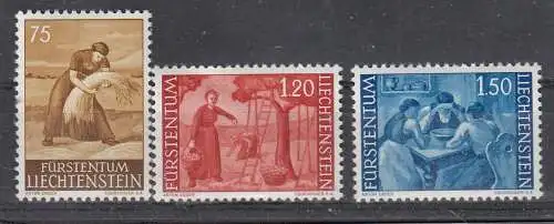 Liechtenstein  Nr 395/97 Postfrisch / **