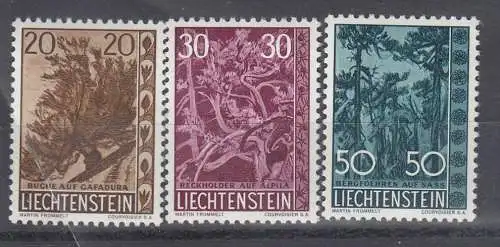 Liechtenstein  Nr 399/401 Postfrisch / **