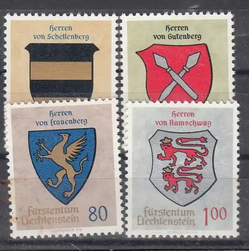 Liechtenstein  Nr 450/53 Postfrisch / **