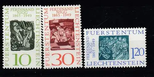 Liechtenstein  Nr 455/57 Postfrisch / **