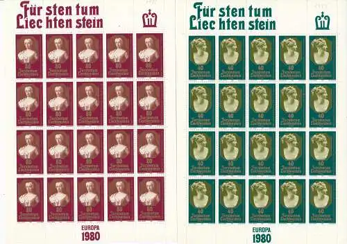 Liechtenstein  Nr 741/42 Postfrisch / **