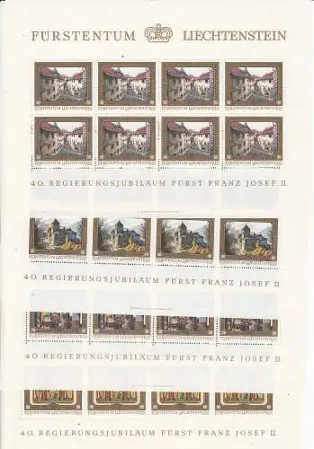 Liechtenstein  Nr 706/09  Kb Postfrisch / **