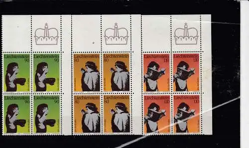 Liechtenstein  Nr Vb 725/27 Postfrisch / **